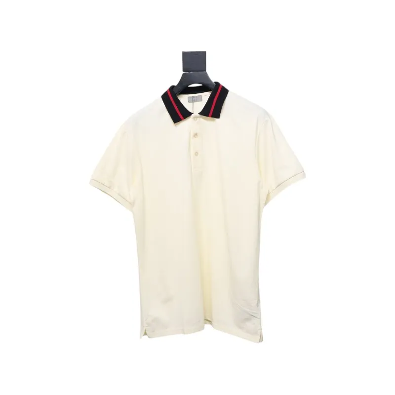 Dior Back Collar Letter T-shirt