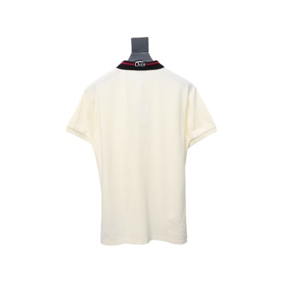 Dior Back Collar Letter T-shirt 02