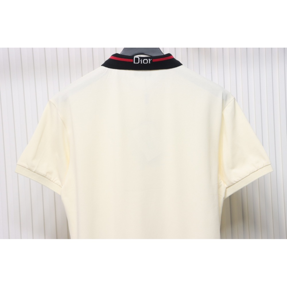 Dior Back Collar Letter T-shirt