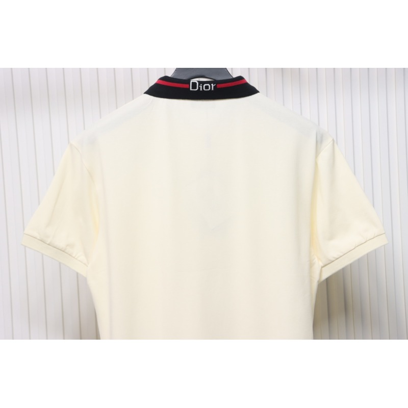 Dior Back Collar Letter T-shirt