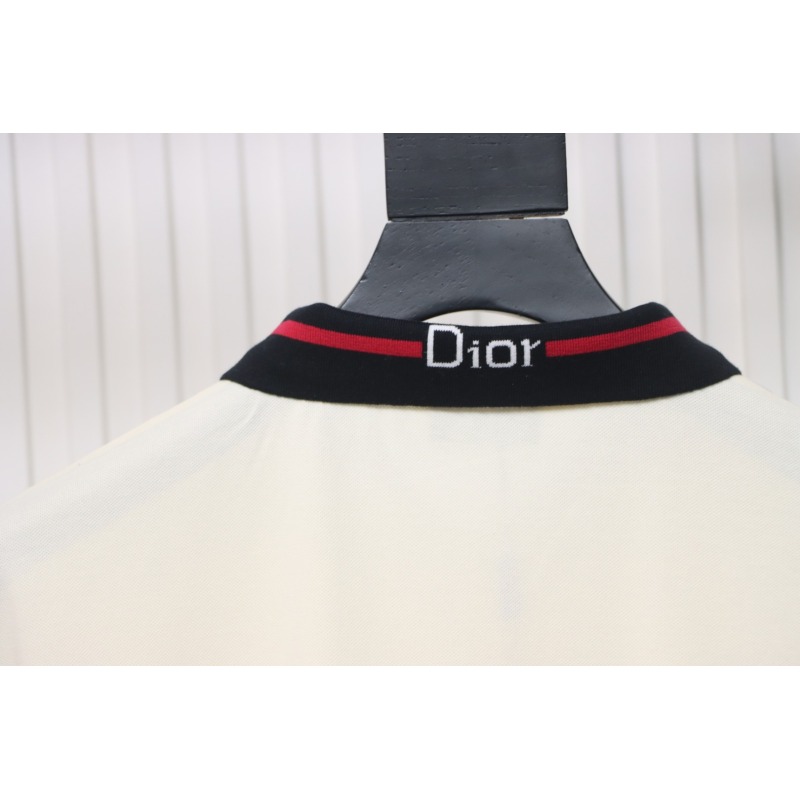 Dior Back Collar Letter T-shirt