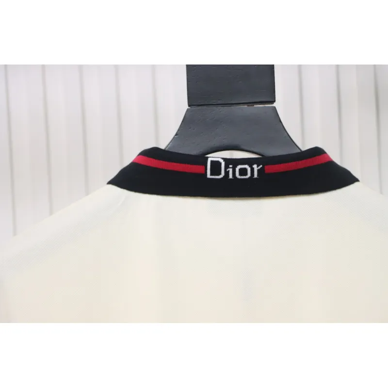 Dior Back Collar Letter T-shirt