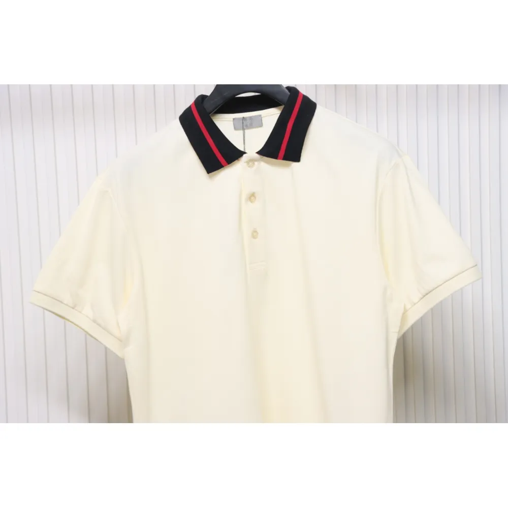 Dior Back Collar Letter T-shirt