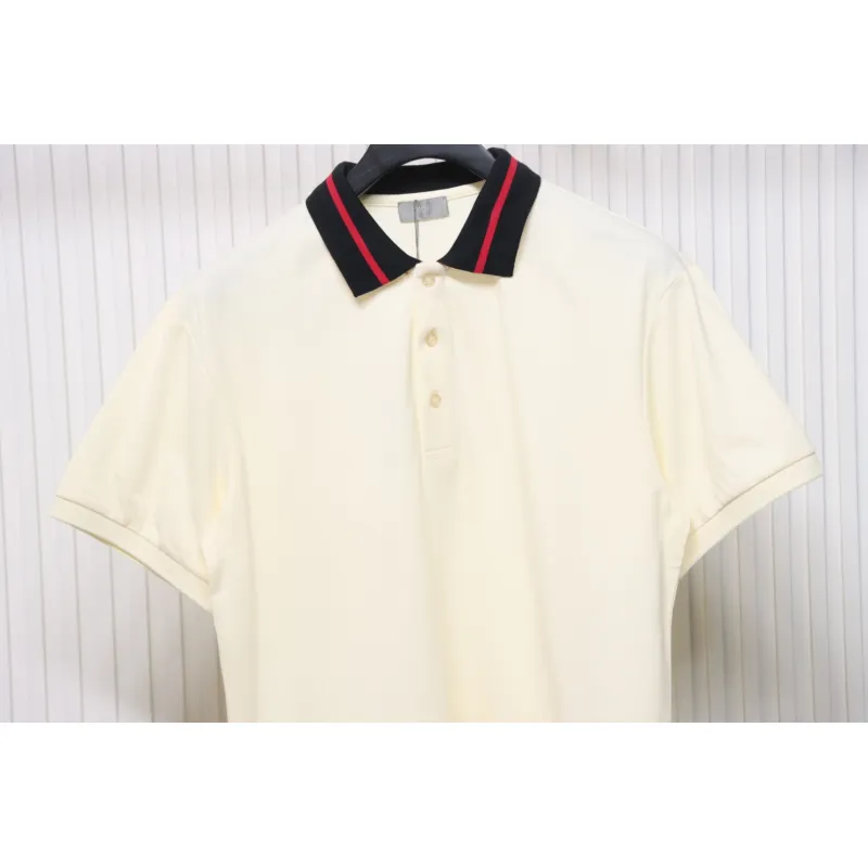 Dior Back Collar Letter T-shirt