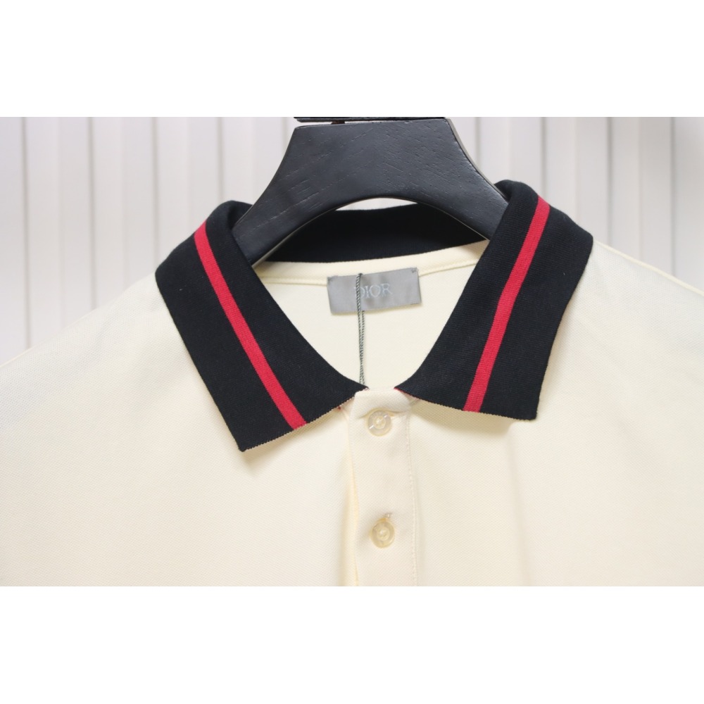 Dior Back Collar Letter T-shirt