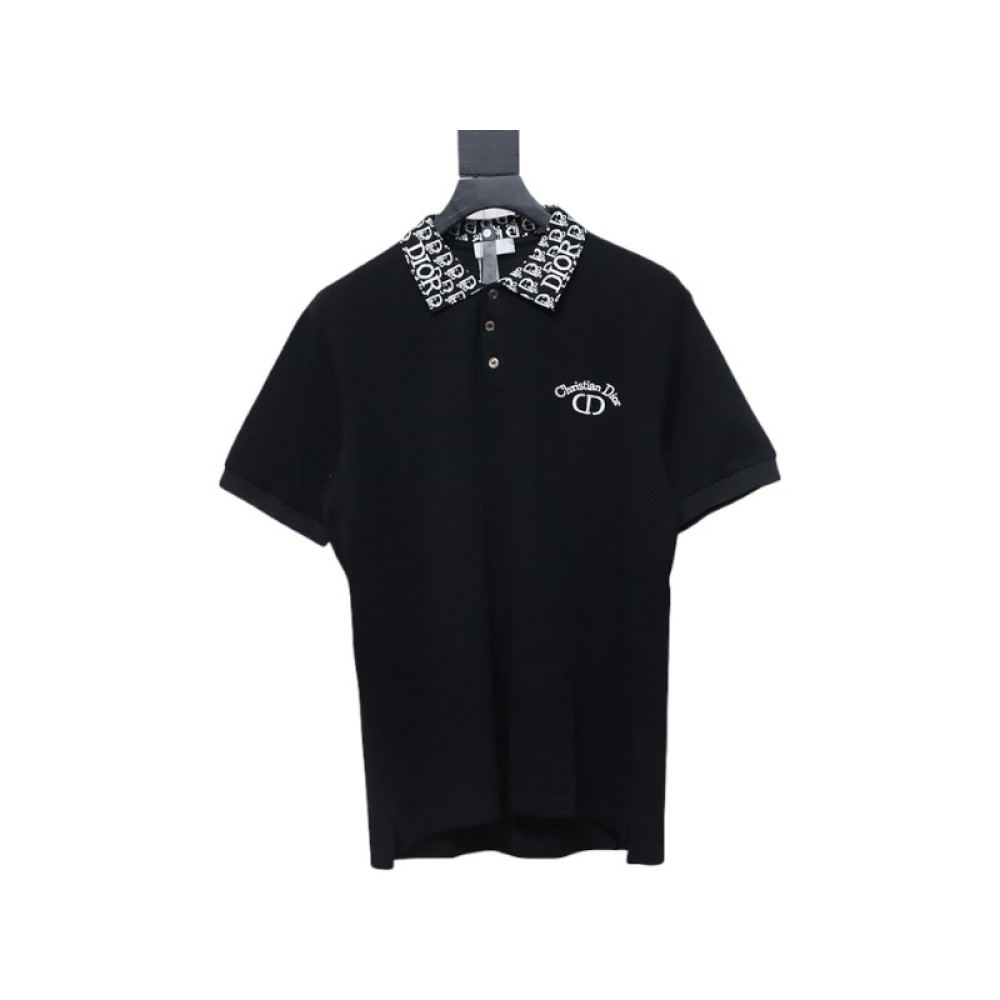 Dior CD Embroidered LOGO POLO T-shirt