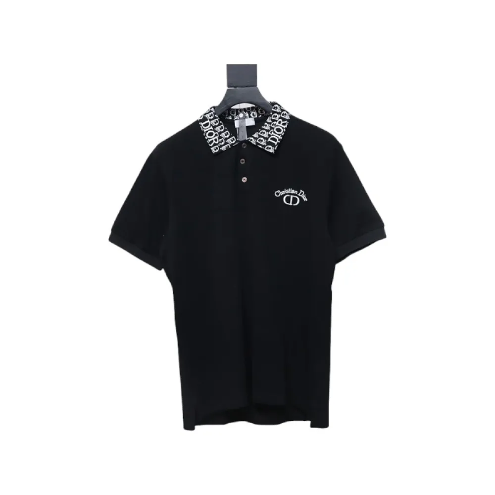 Dior CD Embroidered LOGO POLO T-shirt