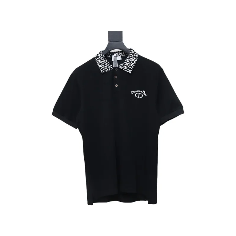 Dior CD Embroidered LOGO POLO T-shirt