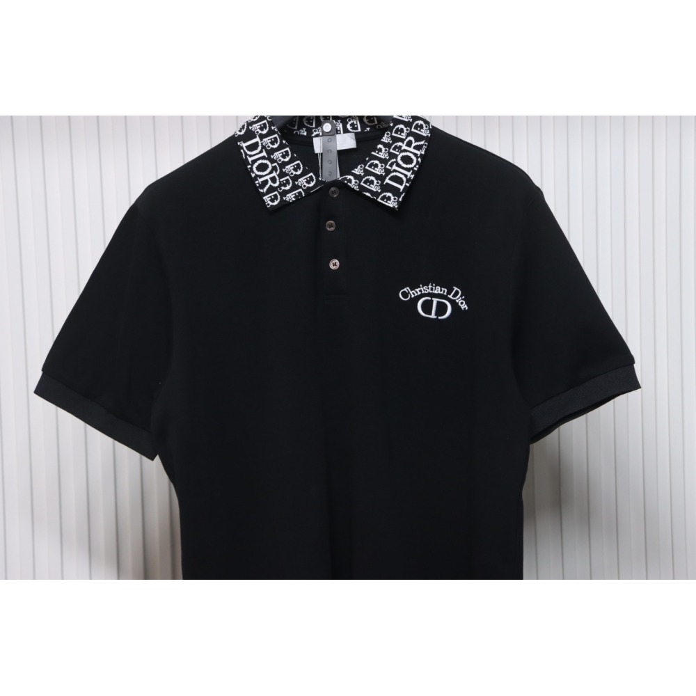Dior CD Embroidered LOGO POLO T-shirt