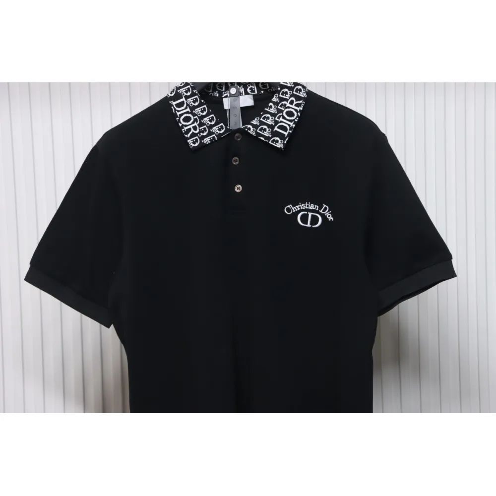 Dior CD Embroidered LOGO POLO T-shirt