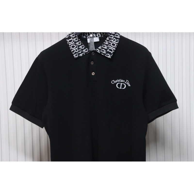 Dior CD Embroidered LOGO POLO T-shirt