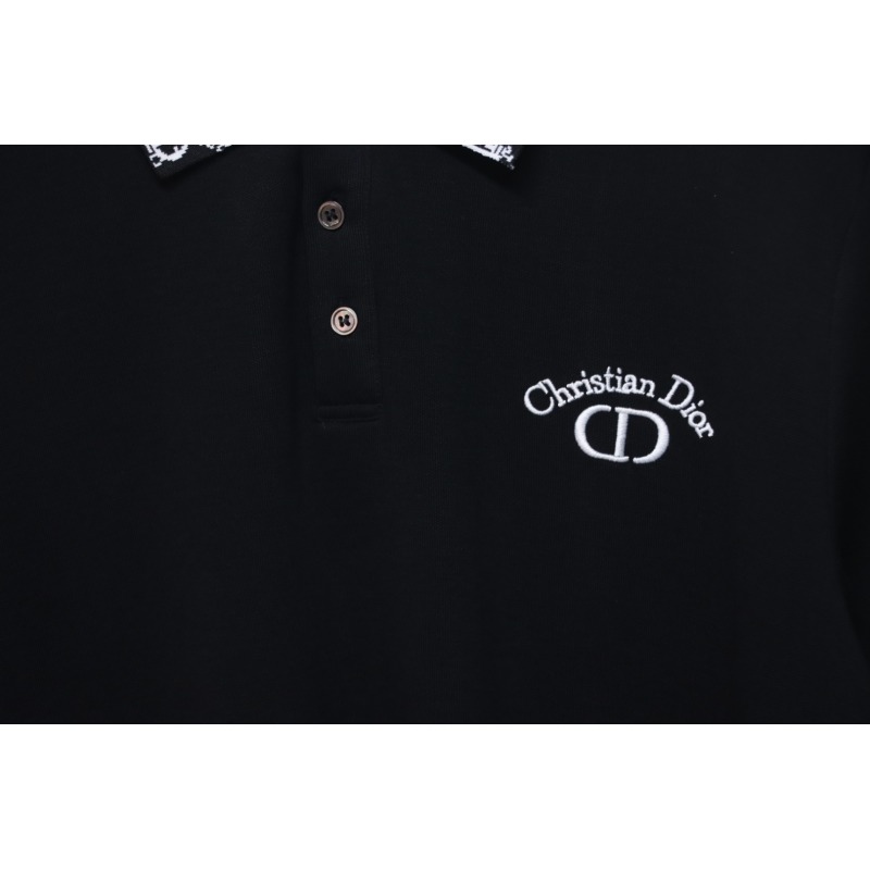 Dior CD Embroidered LOGO POLO T-shirt