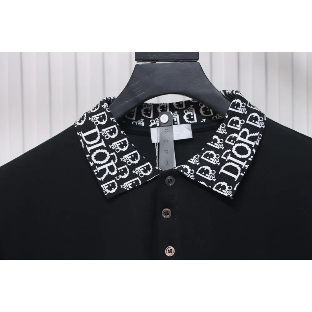 Dior CD Embroidered LOGO POLO T-shirt