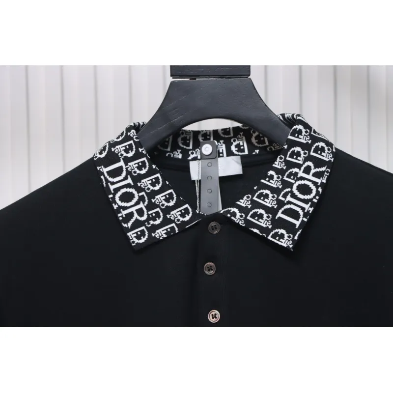 Dior CD Embroidered LOGO POLO T-shirt