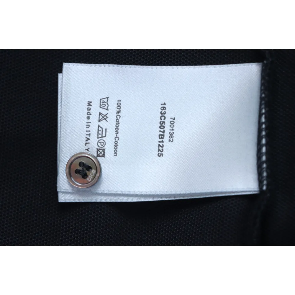 Dior CD Embroidered LOGO POLO T-shirt