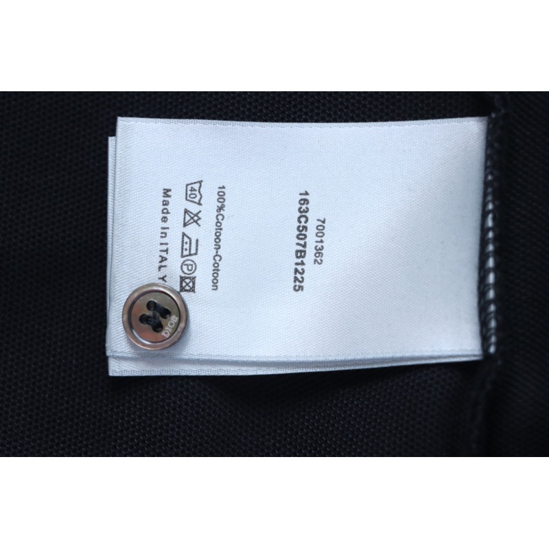 Dior CD Embroidered LOGO POLO T-shirt