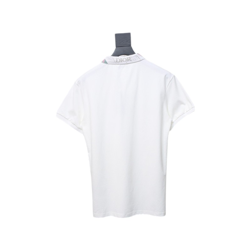 Dior CD LOGO POLO T-shirt White