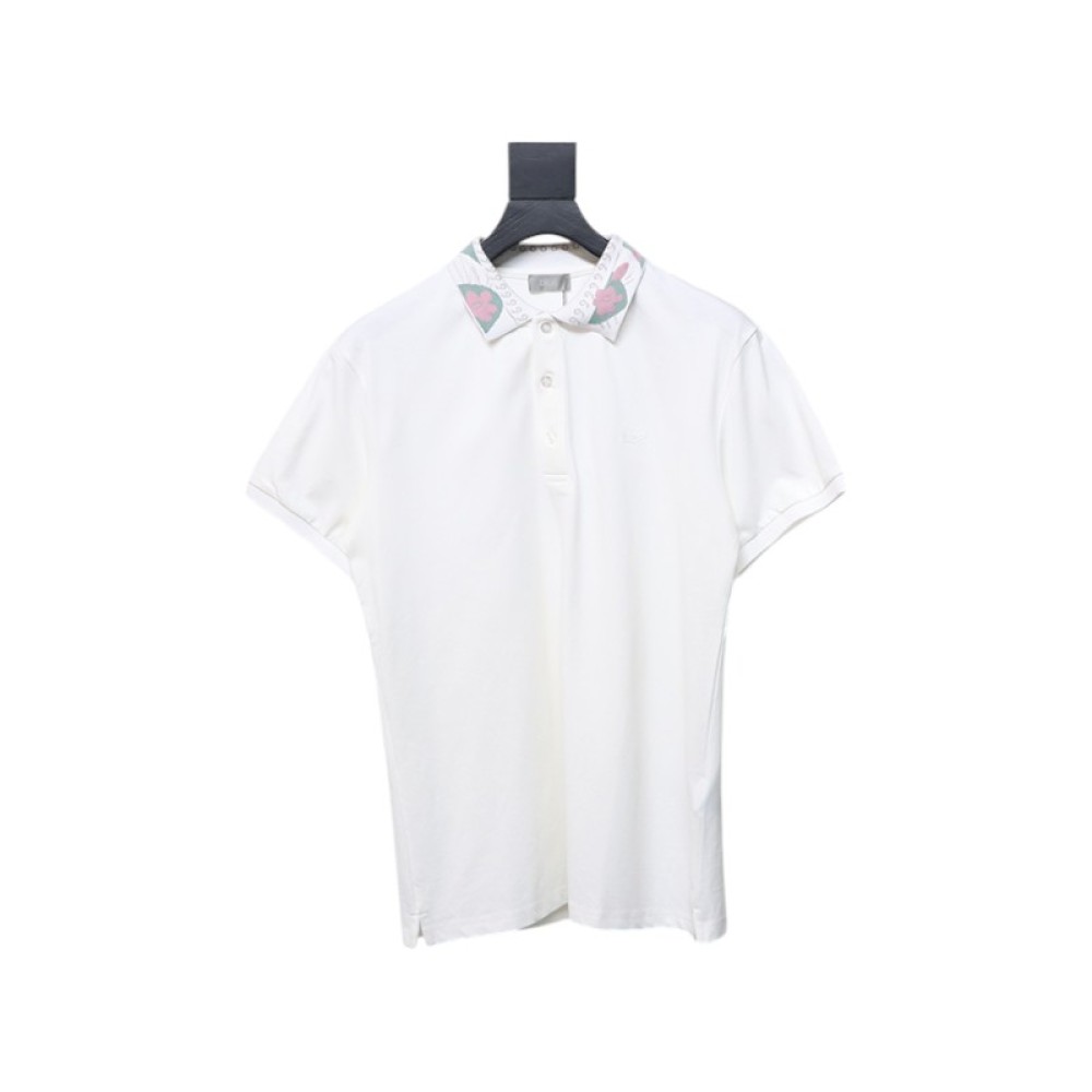 Dior CD LOGO POLO T-shirt White