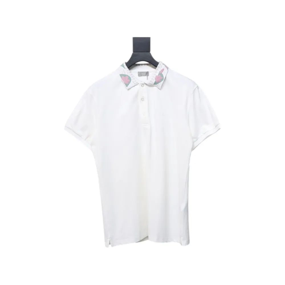 Dior CD LOGO POLO T-shirt White