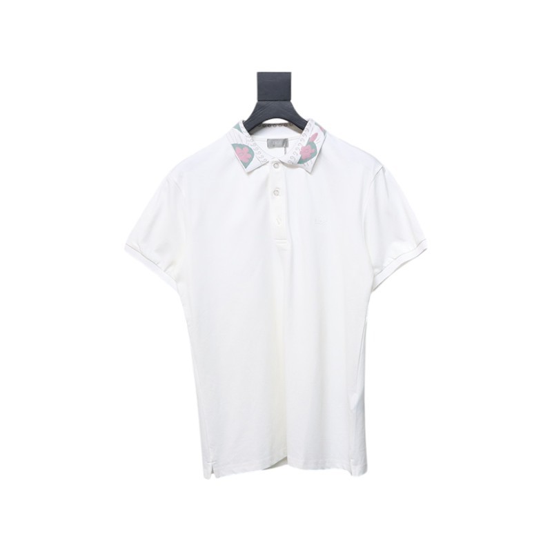 Dior CD LOGO POLO T-shirt White