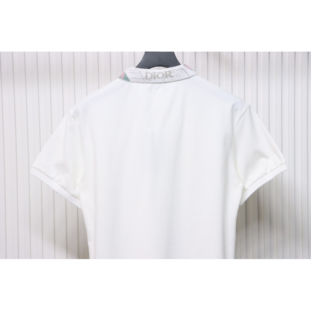 Dior CD LOGO POLO T-shirt White