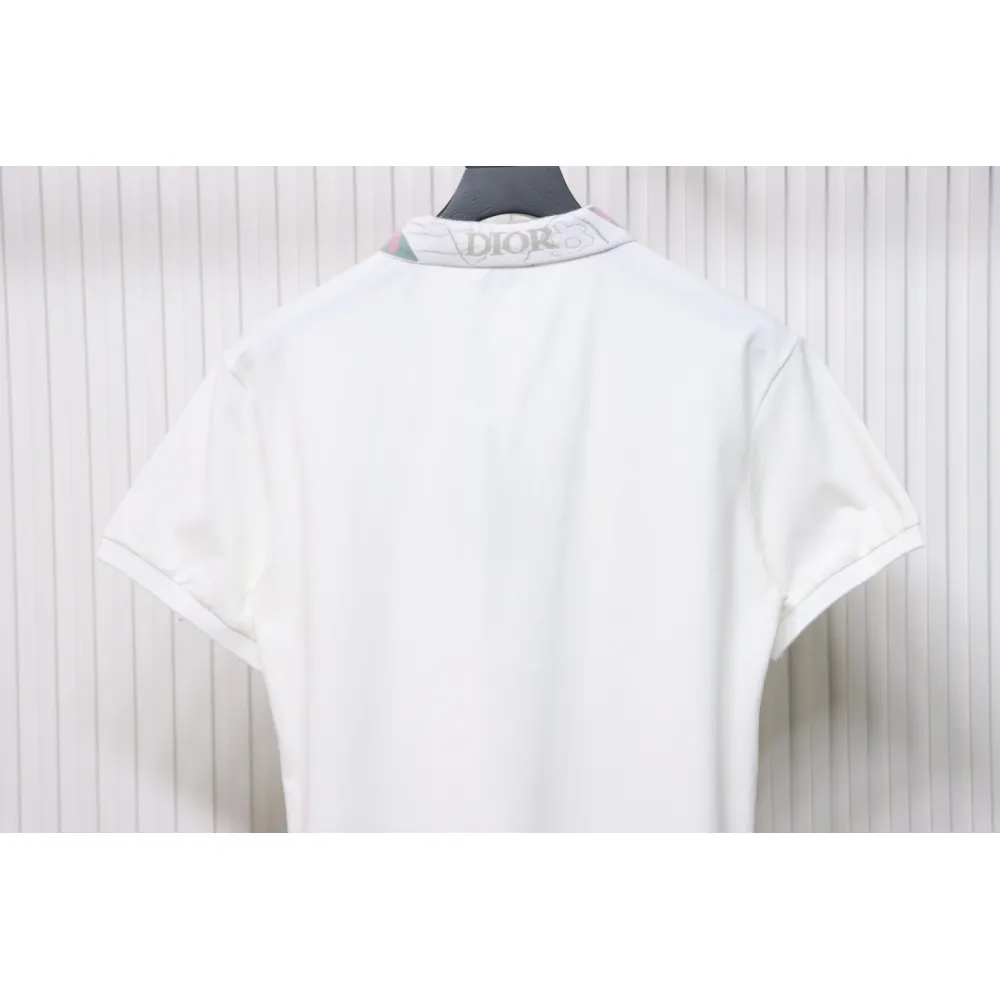 Dior CD LOGO POLO T-shirt White
