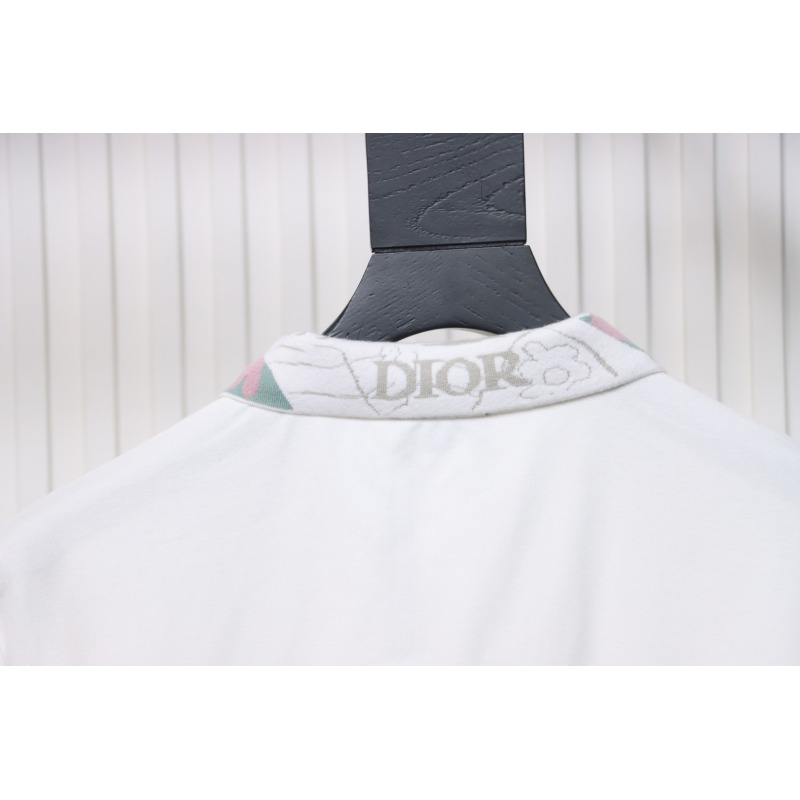 Dior CD LOGO POLO T-shirt White