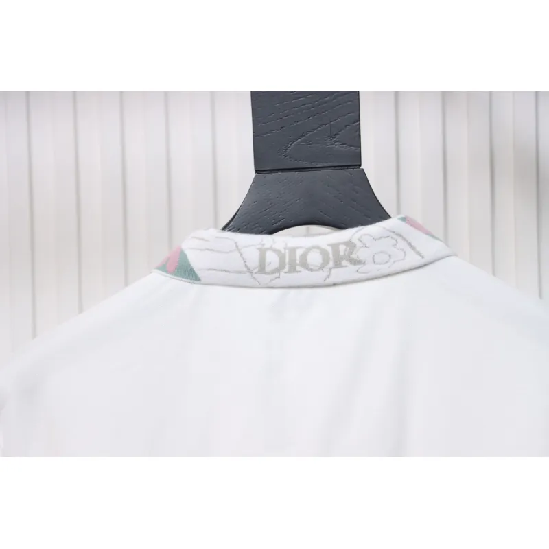 Dior CD LOGO POLO T-shirt White