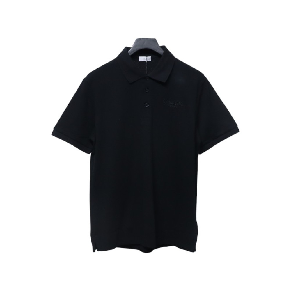 Dior Embroidered Letter Signature POLO T-shirt
