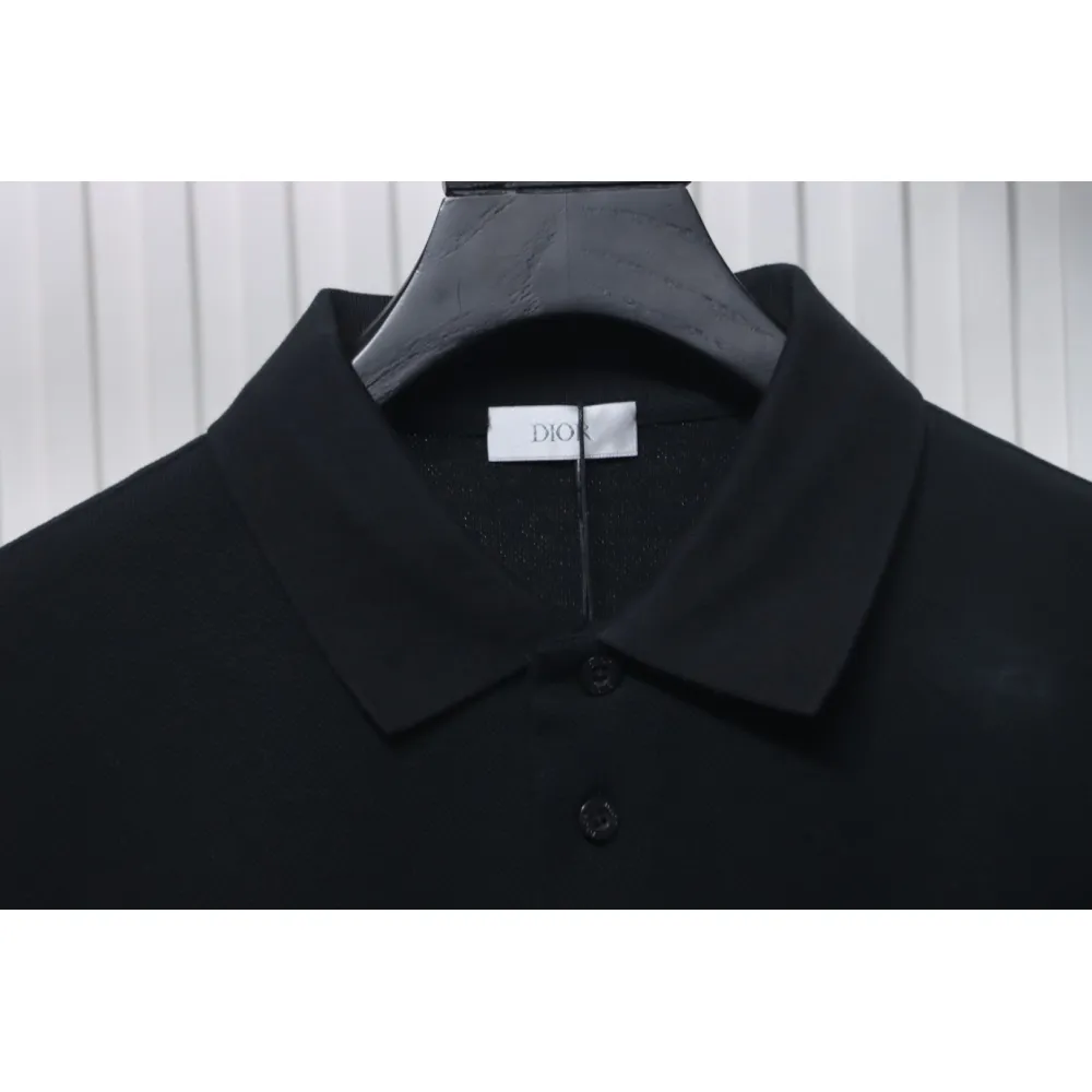 Dior Embroidered Letter Signature POLO T-shirt