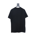 Dior Flocking printing T-shirt Black