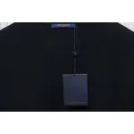 Dior Flocking printing T-shirt Black