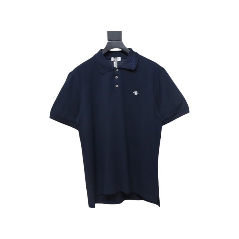 Dior Little Bee Embroidered LOGO POLO T-shirt