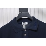 Dior Little Bee Embroidered LOGO POLO T-shirt