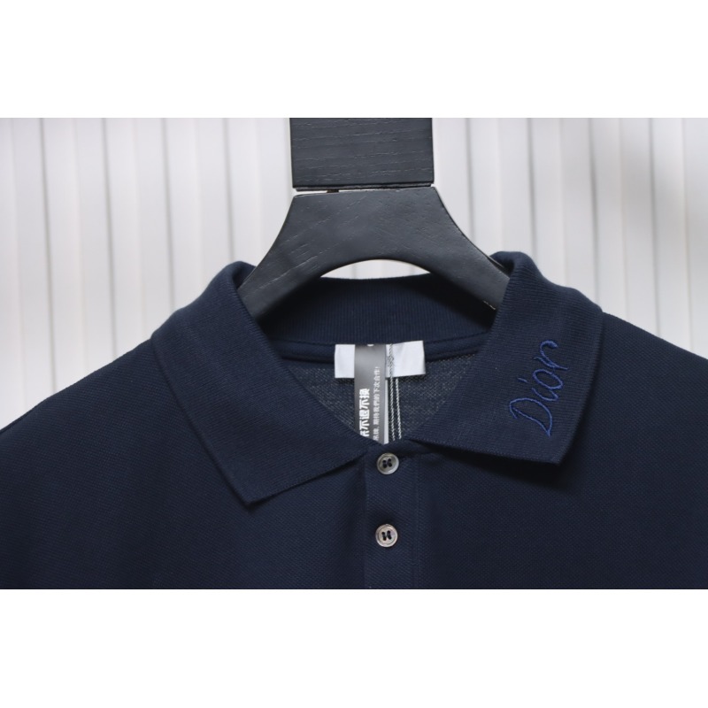 Dior Little Bee Embroidered LOGO POLO T-shirt