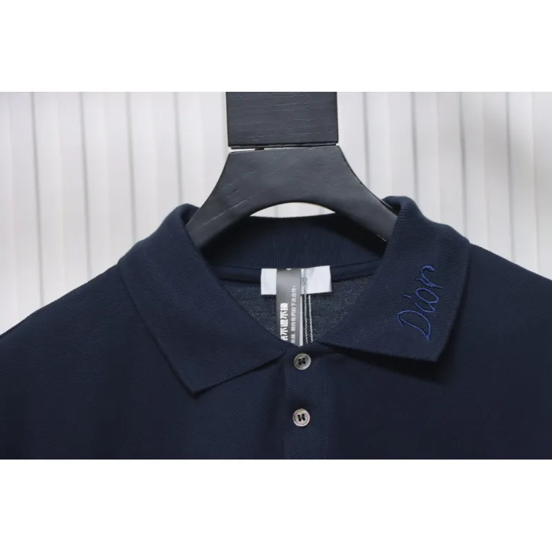 Dior Little Bee Embroidered LOGO POLO T-shirt
