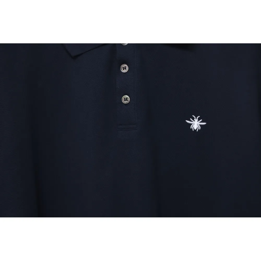 Dior Little Bee Embroidered LOGO POLO T-shirt