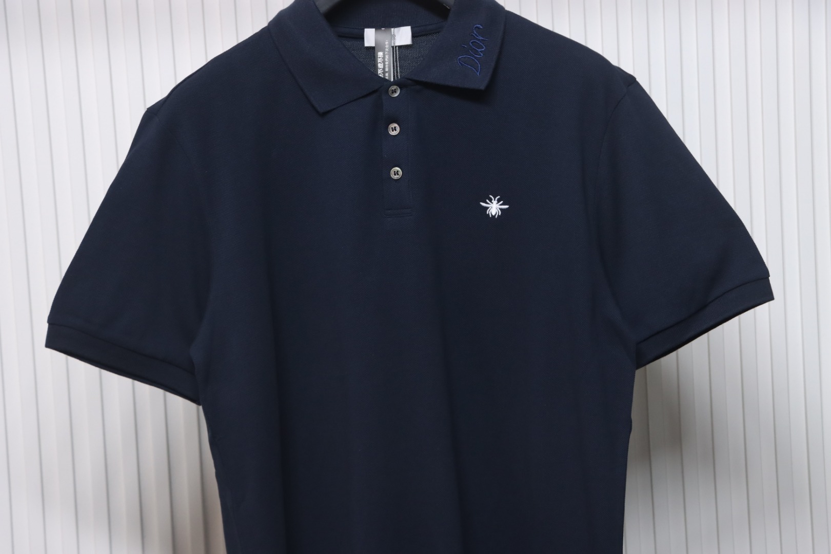 Dior Little Bee Embroidered LOGO POLO T-shirt