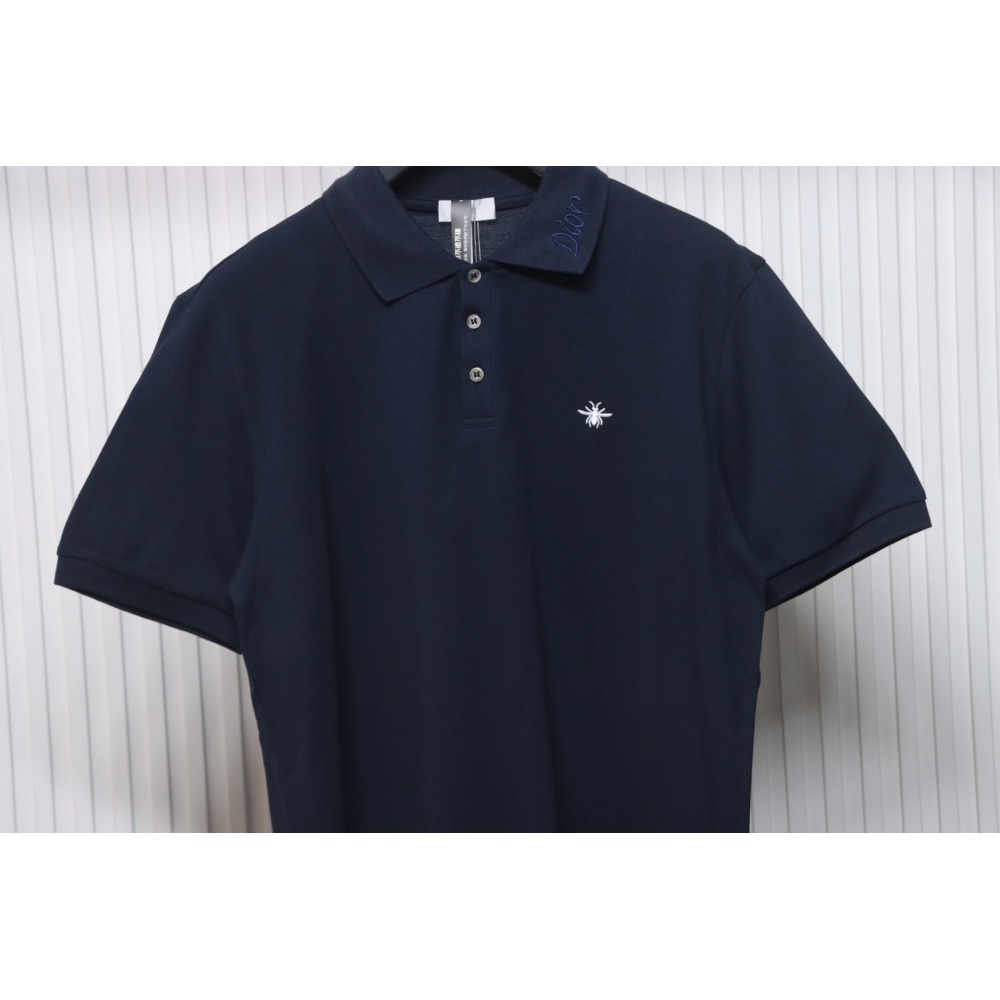 Dior Little Bee Embroidered LOGO POLO T-shirt