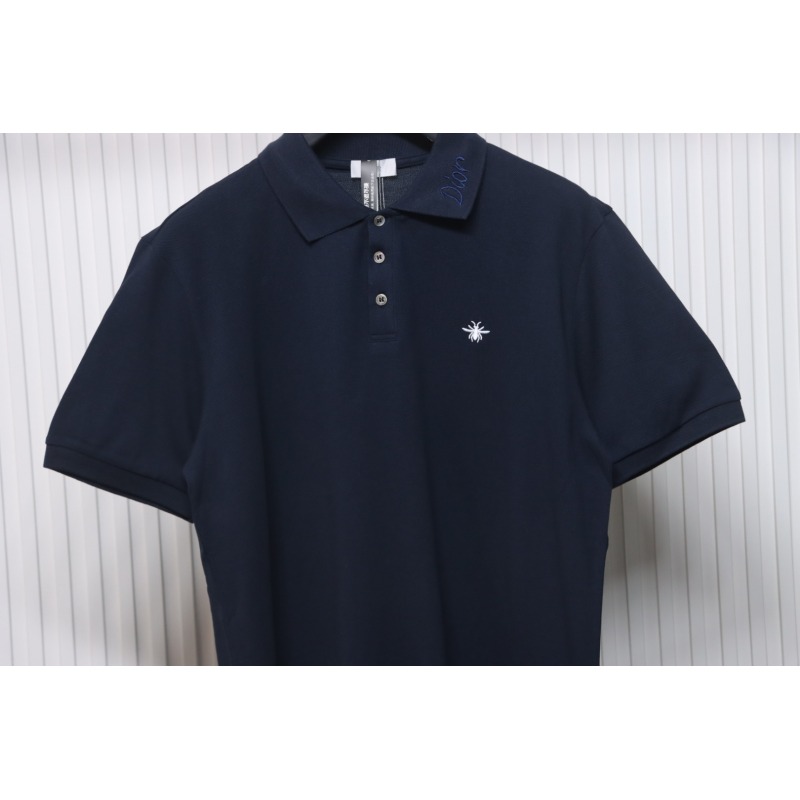 Dior Little Bee Embroidered LOGO POLO T-shirt