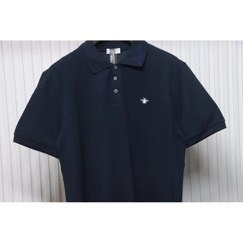 Dior Little Bee Embroidered LOGO POLO T-shirt