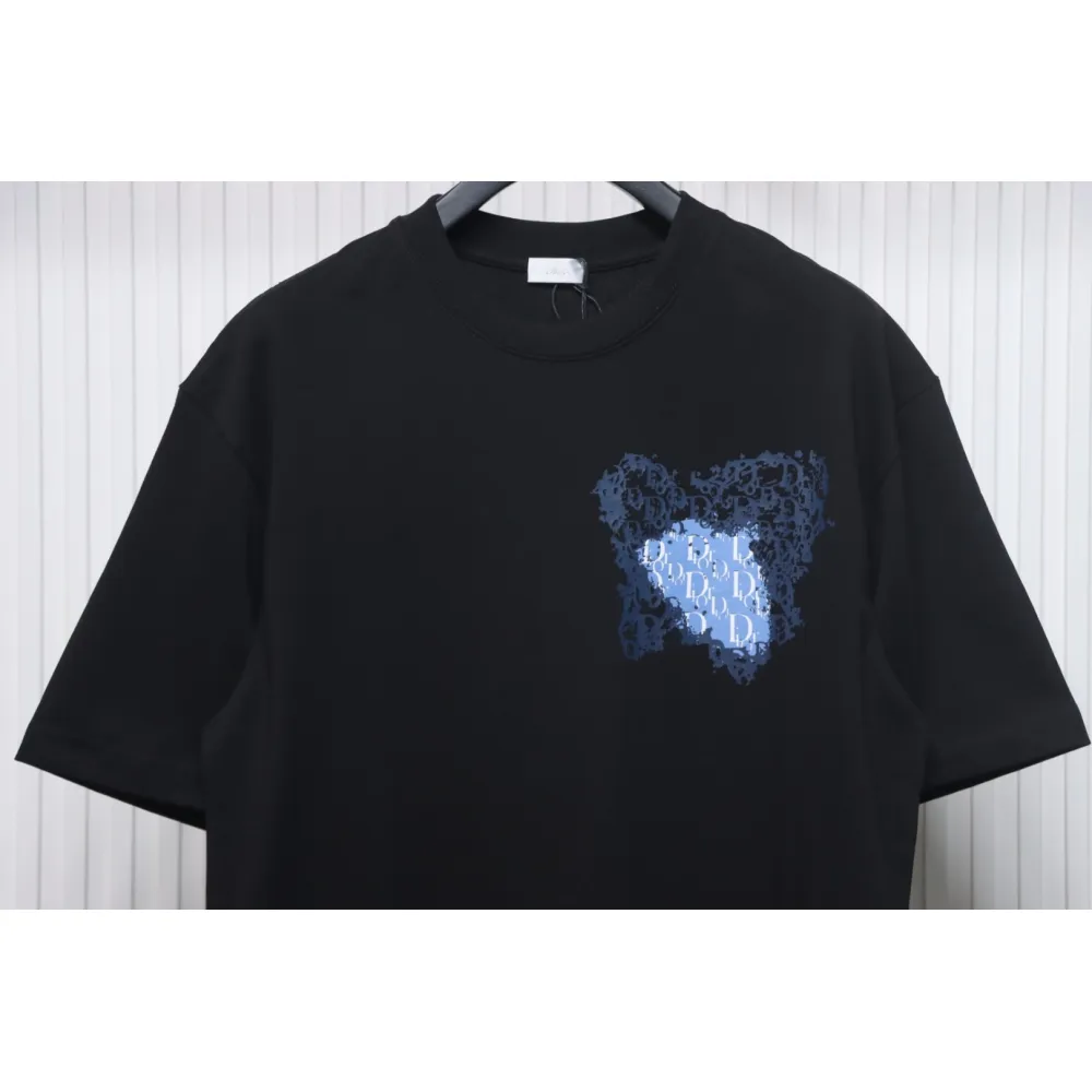 Dior Love Print T-shirt Black