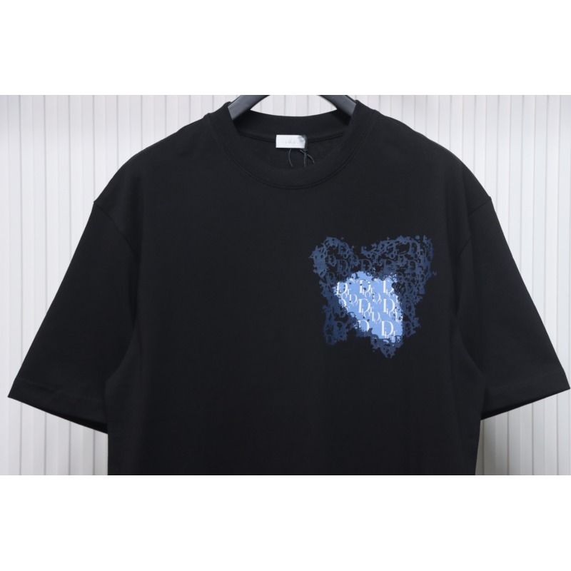 Dior Love Print T-shirt Black