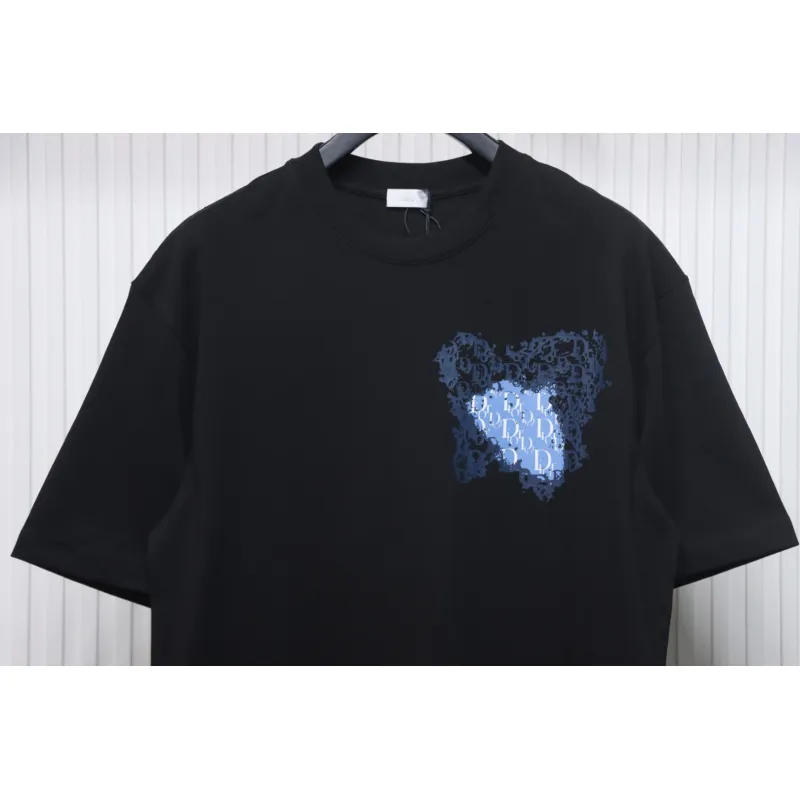 Dior Love Print T-shirt Black