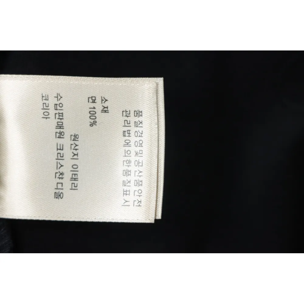 Dior Love Print T-shirt Black