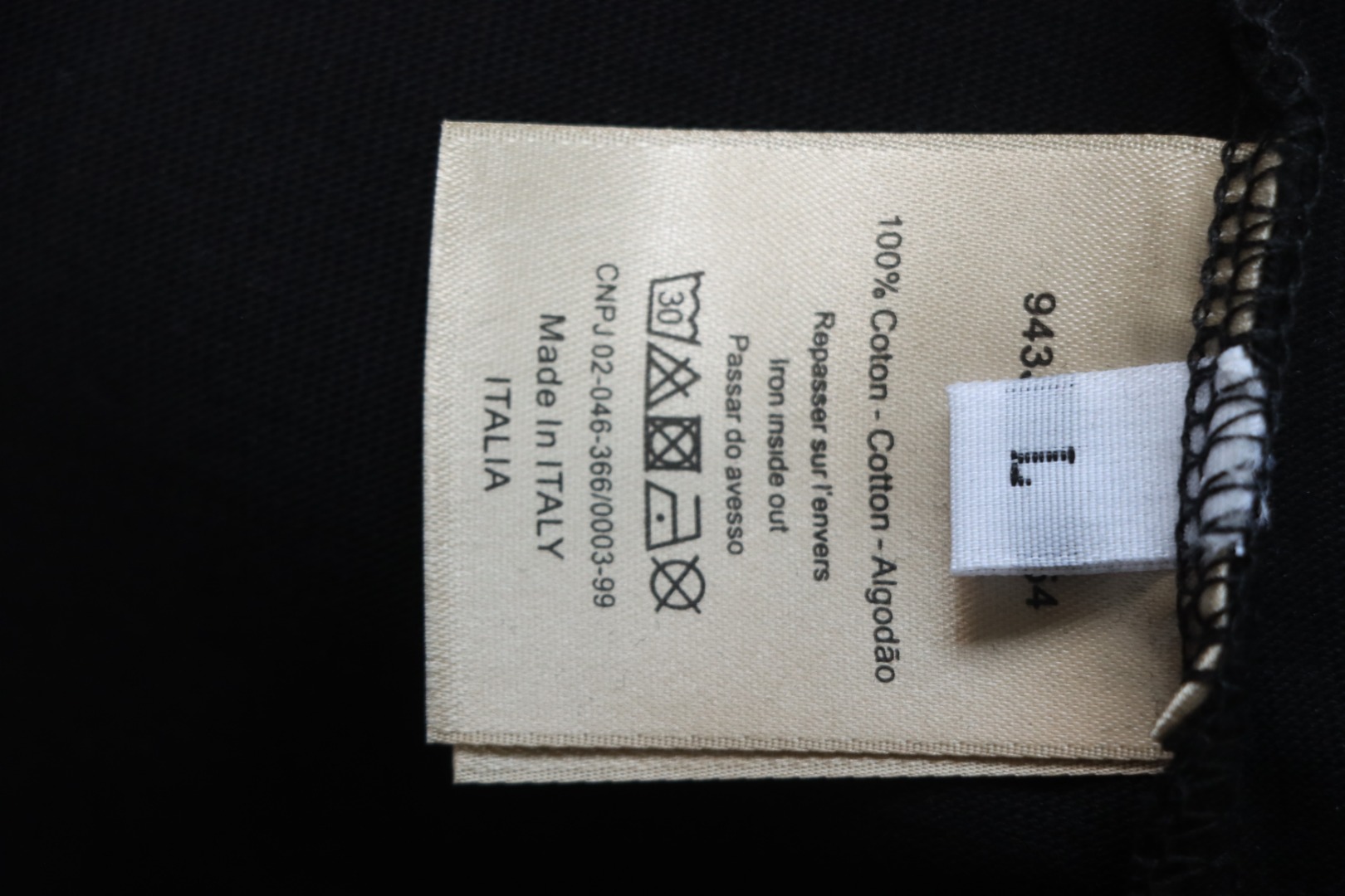 Dior Love Print T-shirt Black