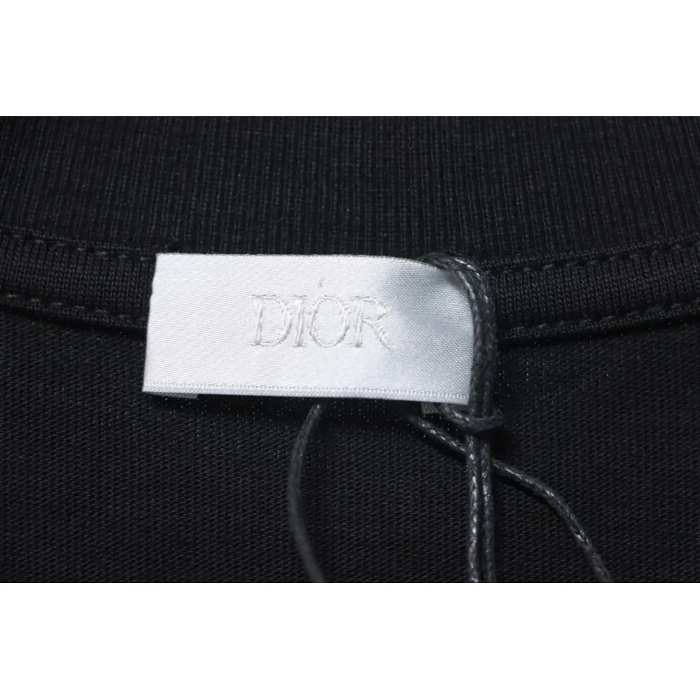 Dior Love Print T-shirt Black