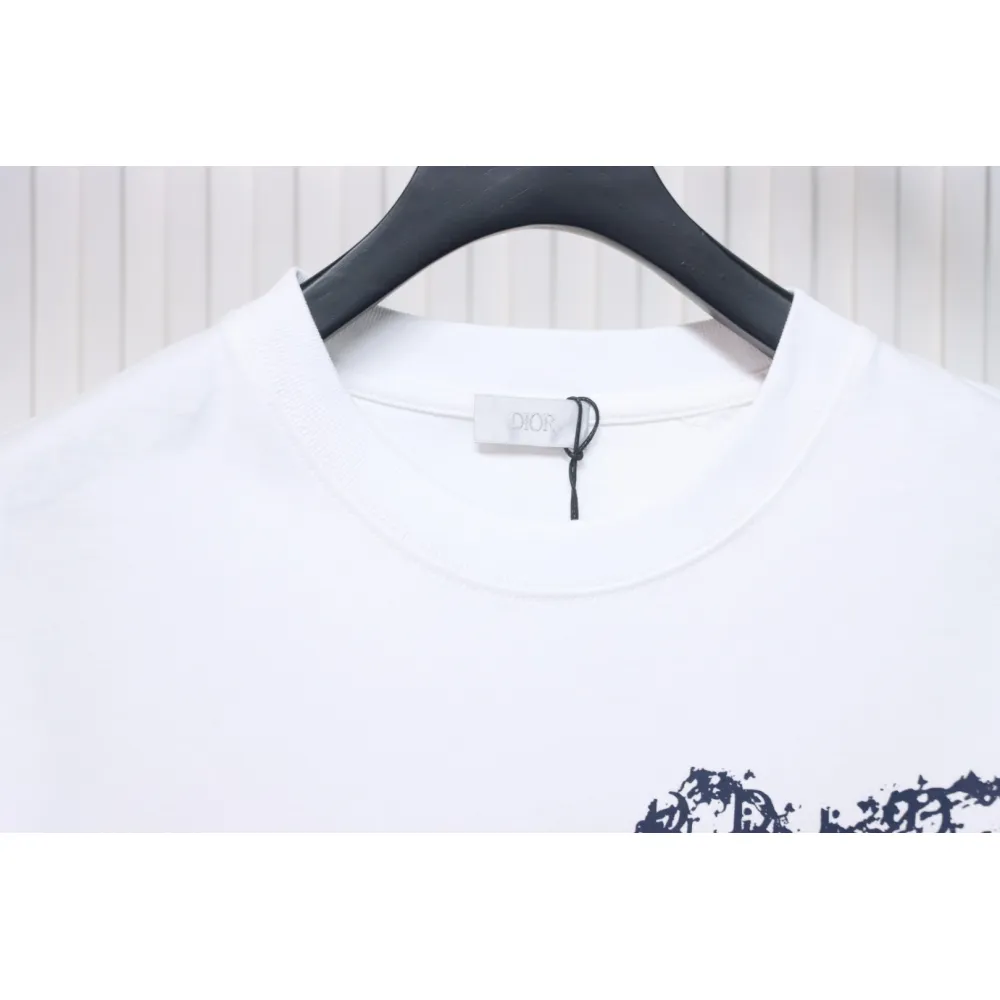 Dior Love Print T-shirt White