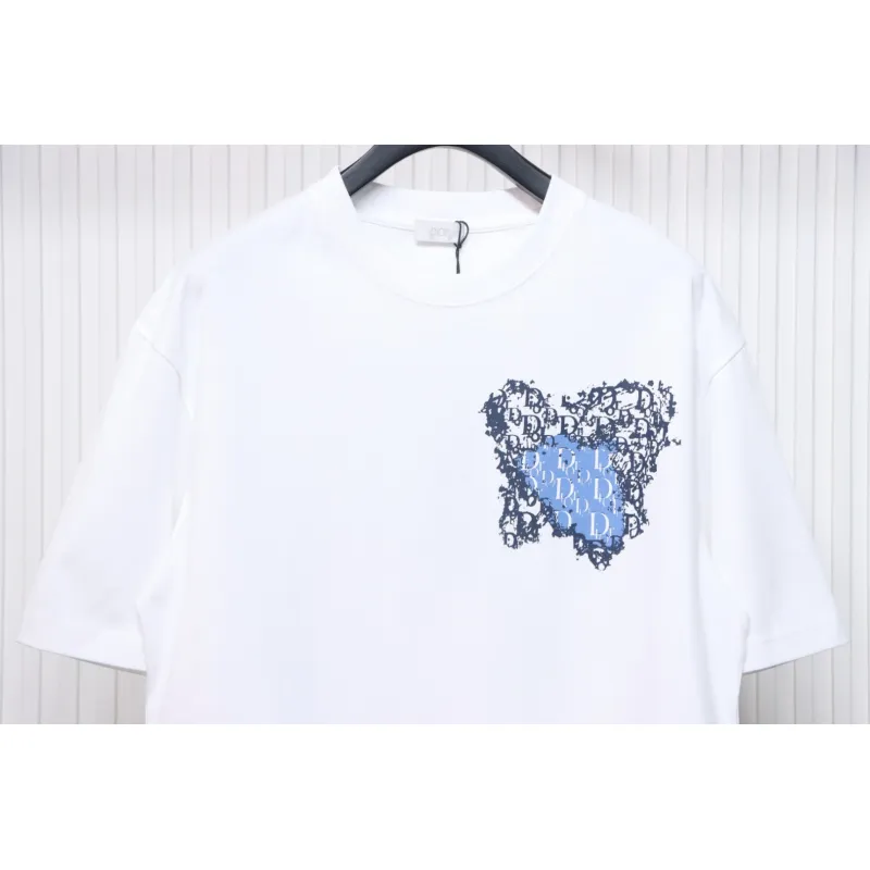 Dior Love Print T-shirt White