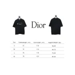 Dior Pin Embroidery T-shirt Black